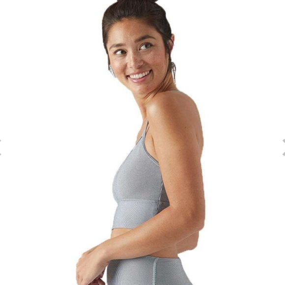 Glyder, Pinstripe Sports Bra (Black/White), Size‎ XS - Picture 5 of 5